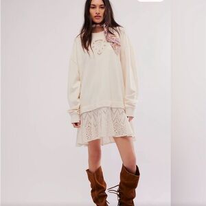 Free People Prairie Sweatshirt dress